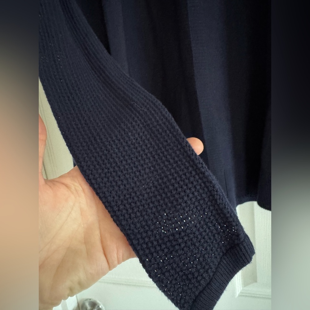 Talbots Navy Open-Front Lightweight Cardigan, Siz… - image 5